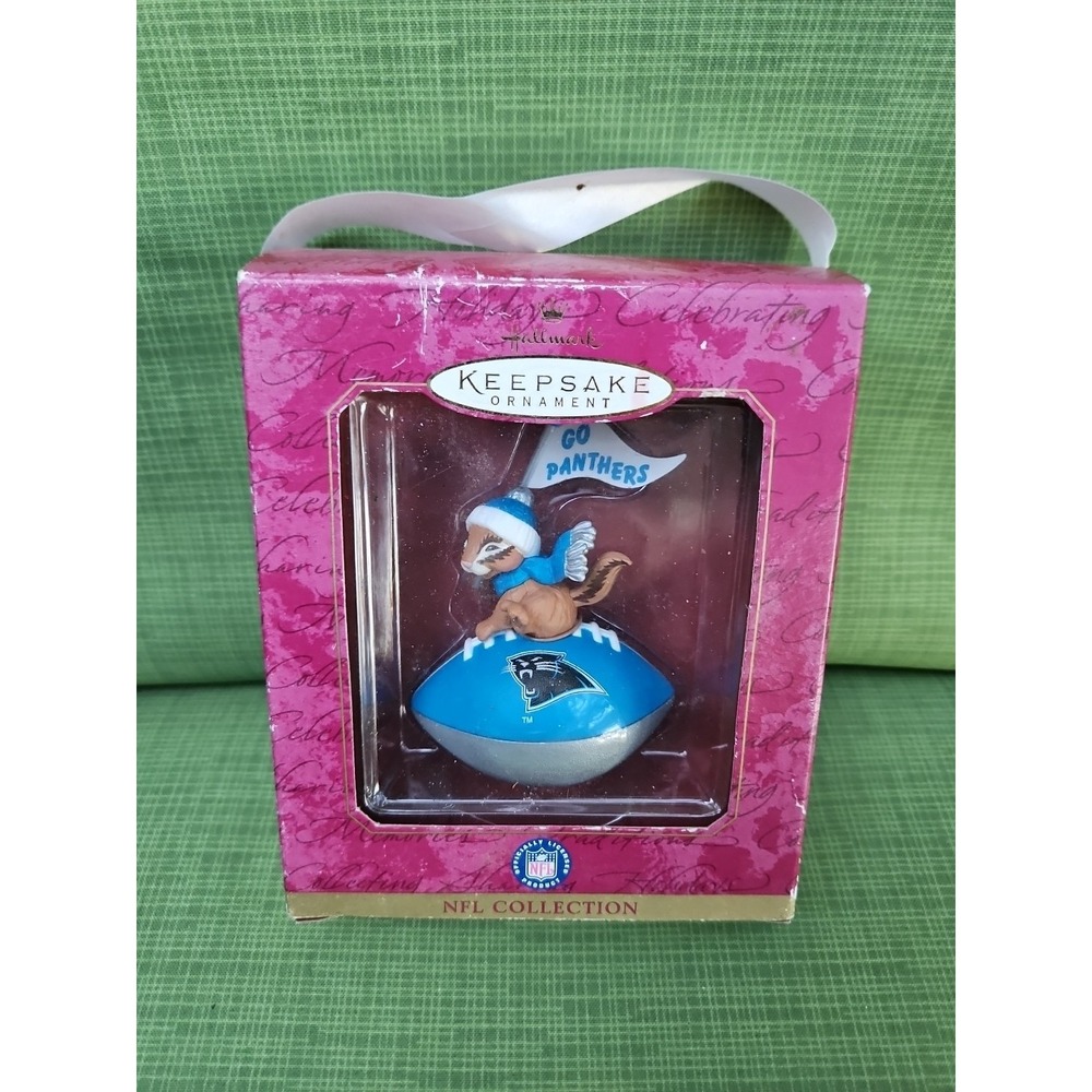Carolina Panthers Football Hallmark Keepsake Ornament 1999 NFL Collection - Picture 2 of 5